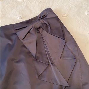 H&M silk skirt with beautiful bow.